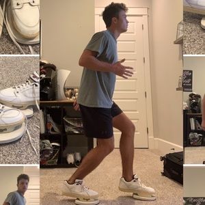 Strength training shoes- Icy White edition